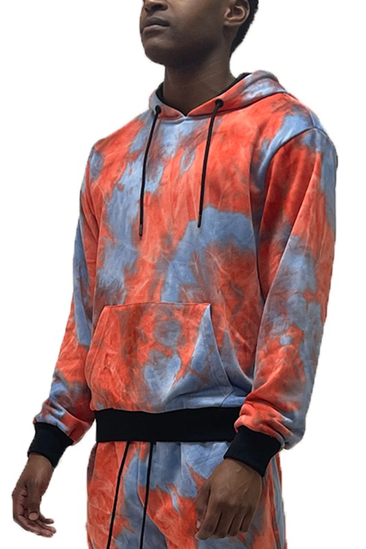 Mens Cotton Tye Dye Hoodie - Panther®