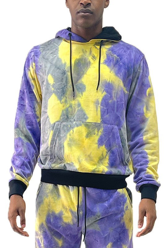 Mens Cotton Tye Dye Hoodie - Panther®