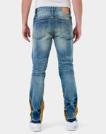 HEAVY RIP & REPAIR SLIM STRAIGHT DENIM - Panther®