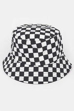 Reversible Checker Print Bucket Hat