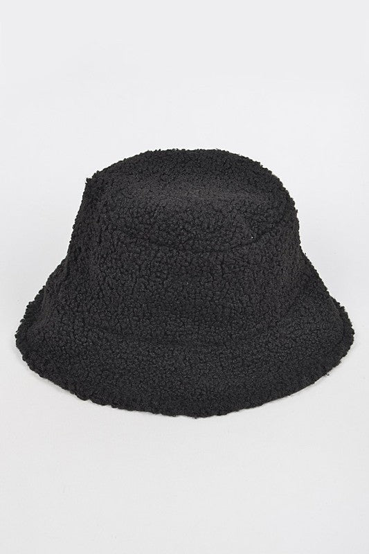 Reversible Faux Fur Bucket Hat