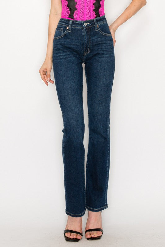 PLUS SIZE - HIGH RISE SKINNY BOOTCUT JEANS - Panther®