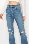 PLUS SIZE - HIGH RISE SKINNY BOOTCUT JEANS - Panther®