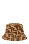 Greek Pattern Print Bucket Hat