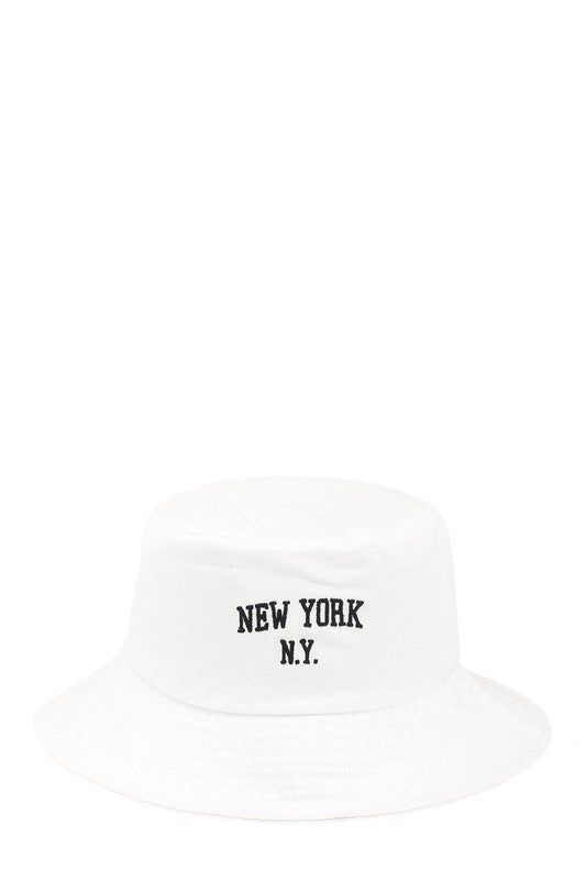 NEW YORK 3D Embroidery Bucket Hat