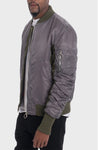 TWO TONE COLOR BLOCK BOMBER JACKET - Panther®