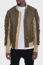 TWO TONE COLOR BLOCK BOMBER JACKET - Panther®