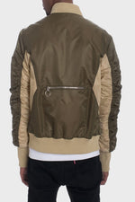 TWO TONE COLOR BLOCK BOMBER JACKET - Panther®