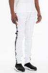 Leather Tape Track Pants - Panther®