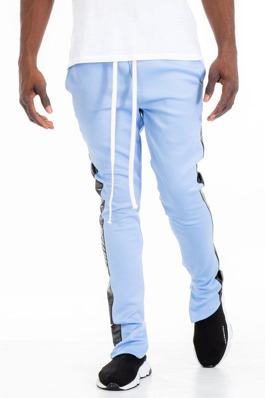 Leather Tape Track Pants - Panther®