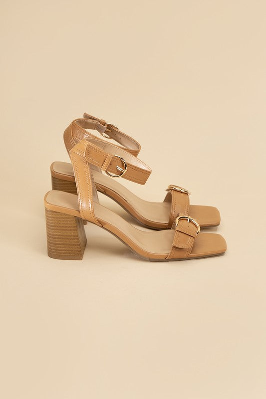 TREATY-S Buckle Sandal Heel