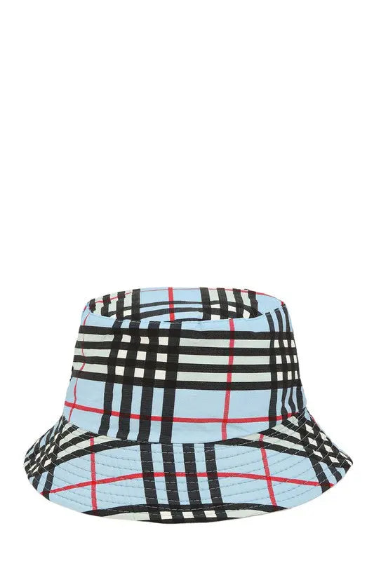 Unisex Vintage Check Bucket Hat. You can wear this hat for any occasion. - Image #5