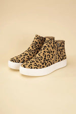 Route-S High Top Leopard Sneakers - Image #6