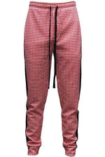 WEIV MEN'S Patterned Sweatpants with Side Stripe - Image #5