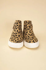 Route-S High Top Leopard Sneakers - Image #12