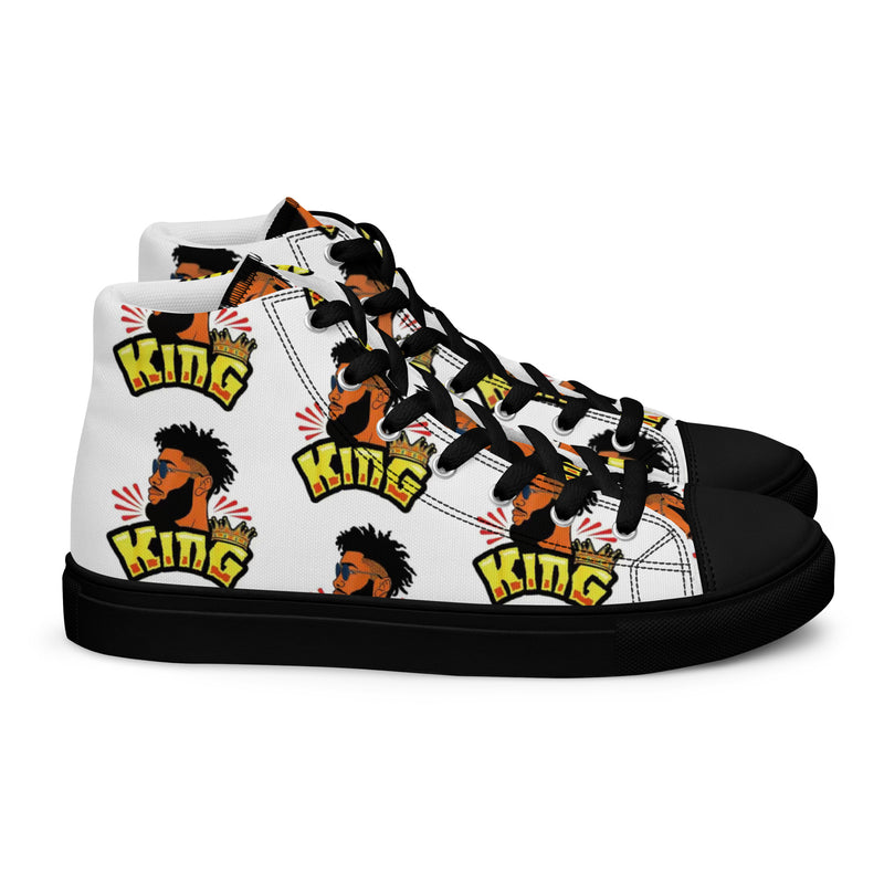 Men’s high top canvas shoes