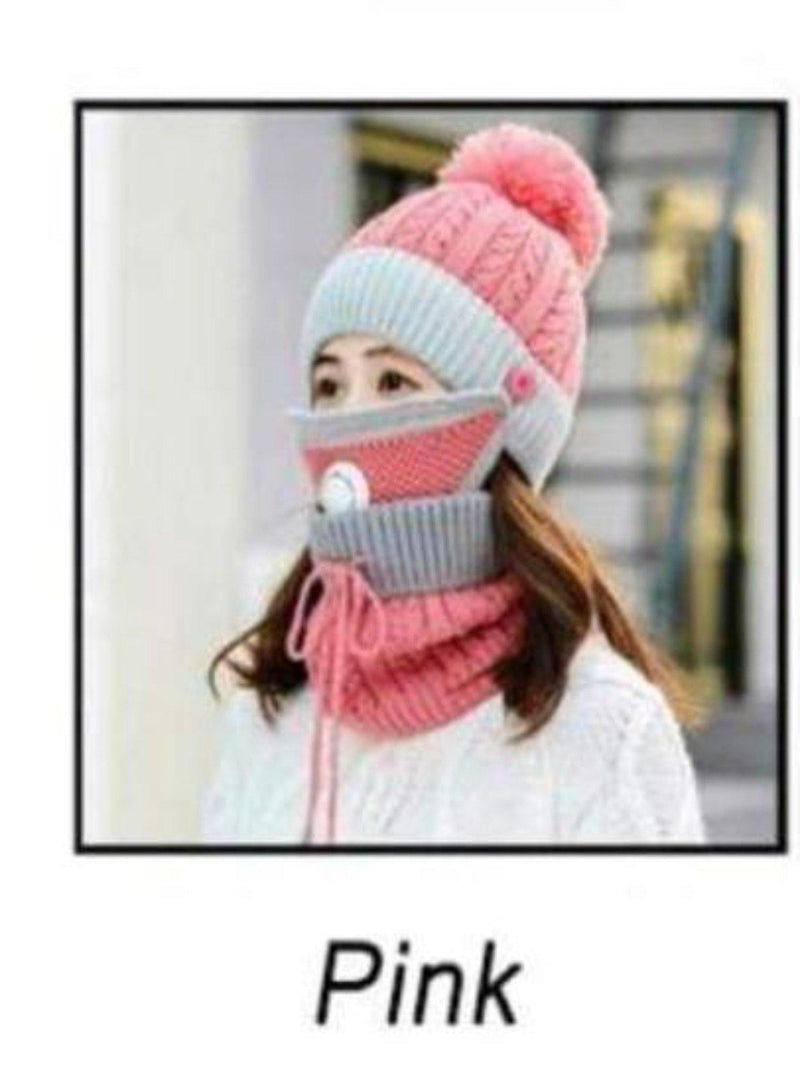 Women 3pcs Winter Hat  Set For The Cold Weather - Panther®