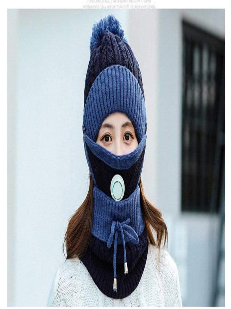 Women 3pcs Winter Hat  Set For The Cold Weather - Panther®