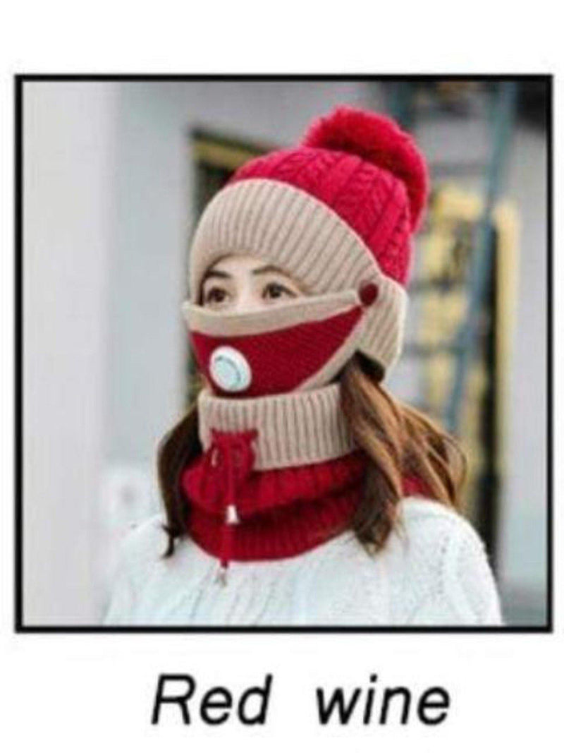 Women 3pcs Winter Hat  Set For The Cold Weather - Panther®