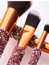 Panther Rhinestone  10 Pcs Makeup Brush Set - Panther®